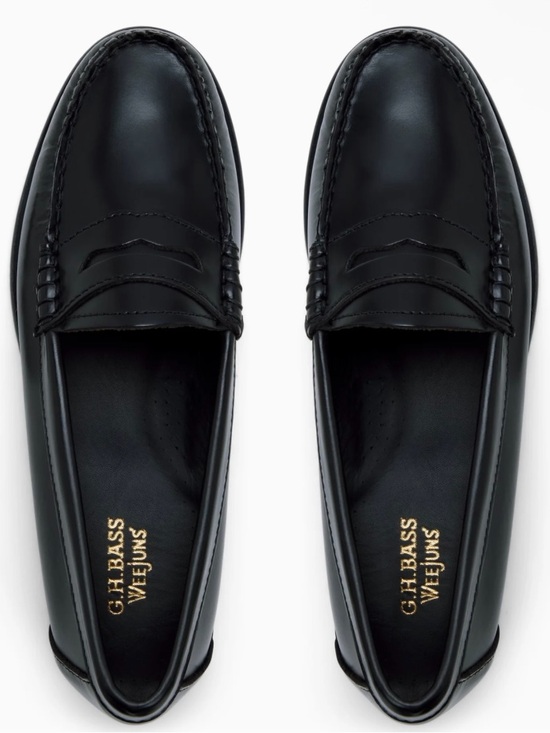 G. H. Bass & Co. Shoes - G. H. BASS Women's Whitney Weejuns Penny Loafer Black Size 8.5